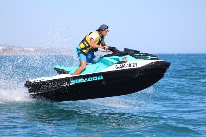 Guided JETSKI tour along the coast of Marbella, enjoy 30 minutes or 1 hour in Marbella